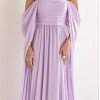 VESTIDO DE FESTA GRÉCIA T.Q.C CAUDA - LILÁS