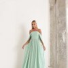 VESTIDO DE FESTA GRÉCIA T.Q.C CAUDA - VERDE MENTA