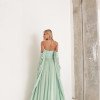 VESTIDO DE FESTA GRÉCIA T.Q.C CAUDA - VERDE MENTA