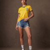 CAMISA BRASIL BORDADA GOLD COPA COLEÇÃO BRASILCORE - AMARELO