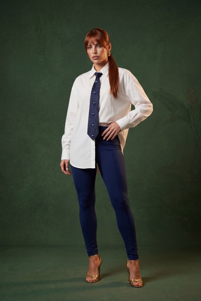 CALÇA LEGGING GABRIELA BASIC COPA COLEÇÃO BRASILCORE - AZUL