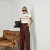CALÇA MILENA CARGO ALFAITARIA - MARROM