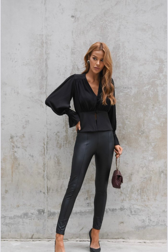 CALÇA MANUELLY SKINNY COURINO - PRETO