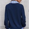 CONJUNTO MAYA CAMISA E SHORT SAIA MOLETINHO - AZUL MARINHO