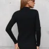 BLUSA BARILOCHE TRICÔ INTERNO FLUFFY - PRETO