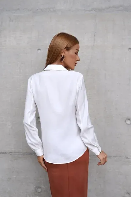 CAMISA LOS ANGELES PUNHO PREGAS - OFF WHITE