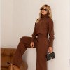 CONJUNTO GEÓRGIA BLUSA E CALÇA MODAL - CARAMELO