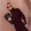 CONJUNTO GEÓRGIA BLUSA E CALÇA MODAL - VINHO