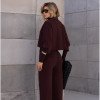 CONJUNTO GEÓRGIA BLUSA E CALÇA MODAL - MARROM