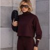 CONJUNTO GEÓRGIA BLUSA E CALÇA MODAL - MARROM