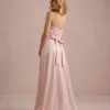 VESTIDO DE FESTA T.Q.C CORSET COM FAIXA LAÇO IVANA - ROSA
