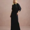VESTIDO DE FESTA FILIPINAS JERSEY - PRETO