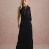 VESTIDO DE FESTA FILIPINAS JERSEY - PRETO