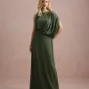 VESTIDO DE FESTA FILIPINAS JERSEY - VERDE OLIVA