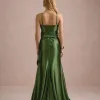VESTIDO DE FESTA ELLEN CREPE PRADA - VERDE OLIVA