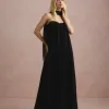 VESTIDO LONGO FIORELLA FAIXA CHOKER - PRETO