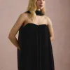 VESTIDO LONGO FIORELLA FAIXA CHOKER - PRETO