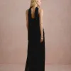 VESTIDO DE FESTA LUNA TULE LUREX CHOKER - PRETO