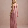 VESTIDO DE FESTA LUNA TULE LUREX CHOKER - ROSÉ