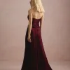 VESTIDO DE FESTA TANGARÁ PLISSADO - VINHO