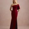 VESTIDO DE FESTA THAISE LAÇO OMBRO - MARSALA