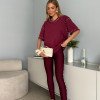 CALÇA LEGGING VALENTINA PÉROLA STIRRUP FINESSE - MARSALA