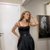 VESTIDO CURTO CORSET CELEBRATION - PRETO