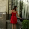 VESTIDO CURTO CORSET CELEBRATION - VERMELHO
