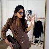 BLAZER LETICIA ALFAIATARIA FINESSE - MARROM