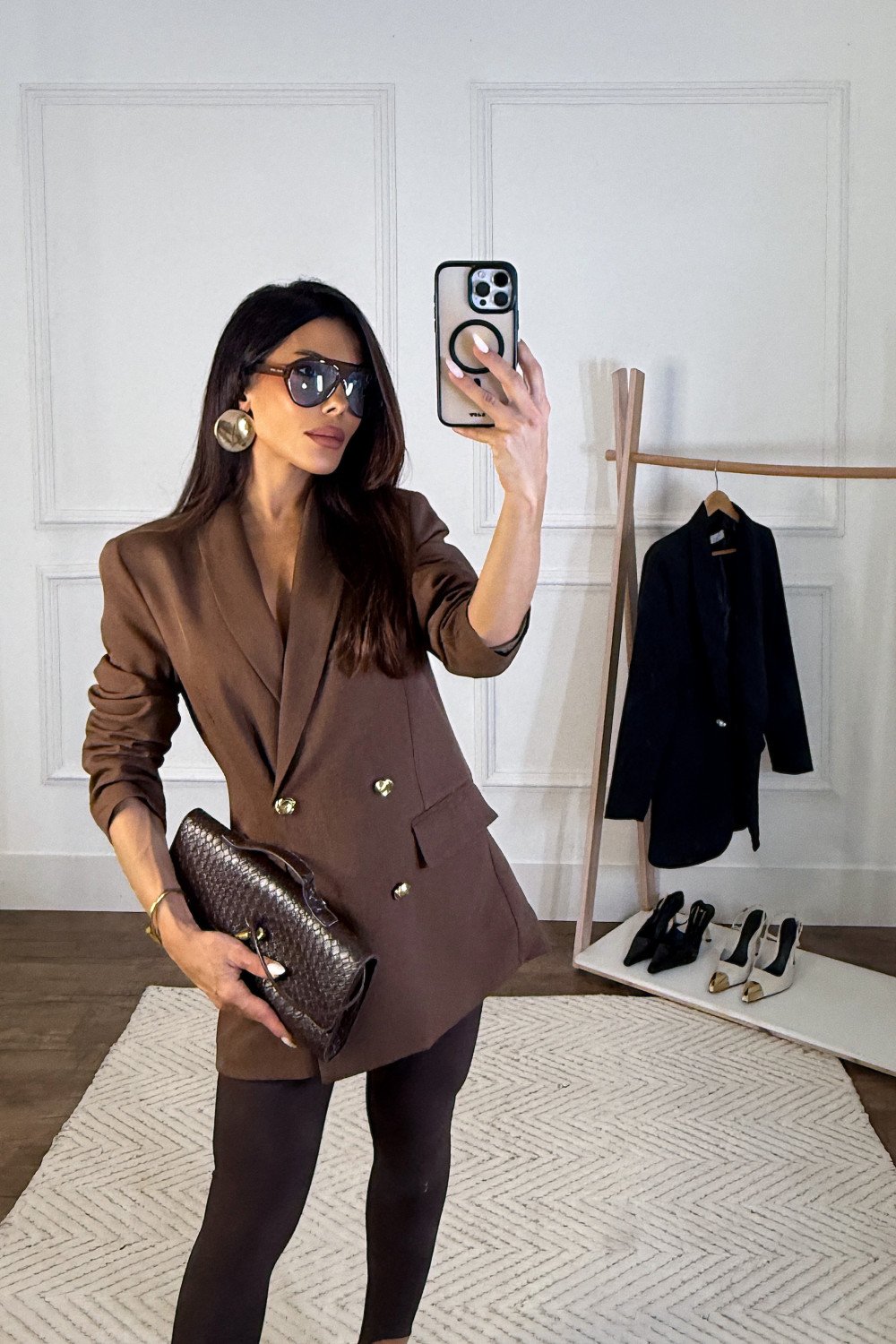 BLAZER LETICIA ALFAIATARIA FINESSE - MARROM