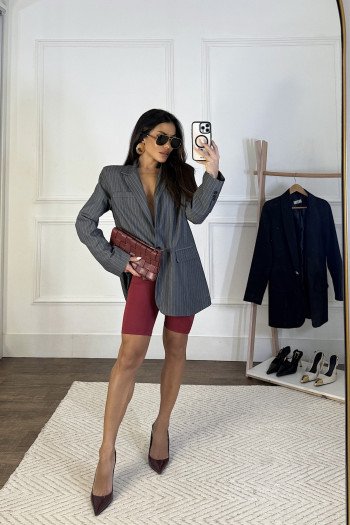 BLAZER TATI ALFAIATARIA RISCA WILDNESSE - CINZA
