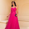 VESTIDO LONGO TULE GLITTER KATE - PINK