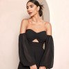 VESTIDO VAN GOGH LONGO CIGANINHA - PRETO