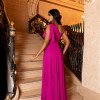 VESTIDO BUENOS AIRES UM OMBRO - FÚCSIA