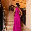 VESTIDO BUENOS AIRES UM OMBRO - FÚCSIA