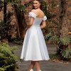 VESTIDO TAYLOR MIDI NOIVINHAS - OFF WHITE