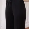 CONJUNTO ORLANDO BLUSA E CALÇA TRICÔ - PRETO