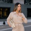 CONJUNTO ORLANDO BLUSA E CALÇA TRICÔ - BEGE