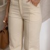 CONJUNTO CASAQUETO E CALÇA PESPONTO VEGAS - NATURAL
