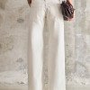 CALÇA JEANS JADE CÓS DUPLO - NATURAL