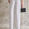 CONJUNTO COLETE E CALÇA RISCA DE GIZ MARCELA - OFF WHITE