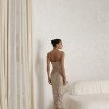 VESTIDO ADRIANE MIDI TULE BORDADO - DOURADO