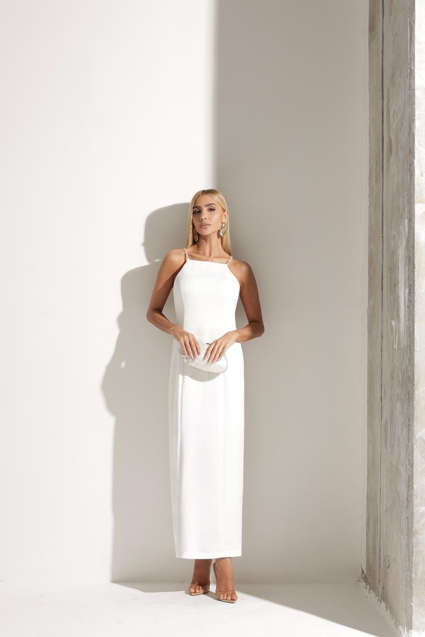 VESTIDO SAFIRA LONGUETE ALFAITARIA PREMIIUM - OFF WHITE