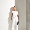 CONJUNTO VERONA BLUSA E PANTALONA ALFAITARIA - OFF WHITE