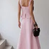 CONJUNTO DARLENE BLUSA E SAIA - ROSA
