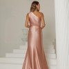 VESTIDO DE FESTA KEILA CREPE ACETINADO - ROSÉ