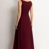 VESTIDO ELIZA LONGO MILANO - VINHO