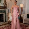 VESTIDO LONGO FESTA MELISSA - ROSÉ