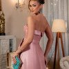 VESTIDO LONGO FESTA MELISSA - ROSÉ