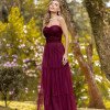 VESTIDO VIVIAN TULE MULTIFORMAS - MARSALA